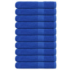 Toallas de sauna FROGN 10 uds azul 80x200 cm 360 g/m²