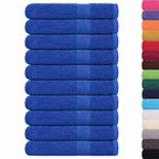 Toallas de sauna FROGN 10 uds azul 80x200 cm 360 g/m²