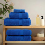 Toallas de sauna FROGN 10 uds azul 80x200 cm 360 g/m²