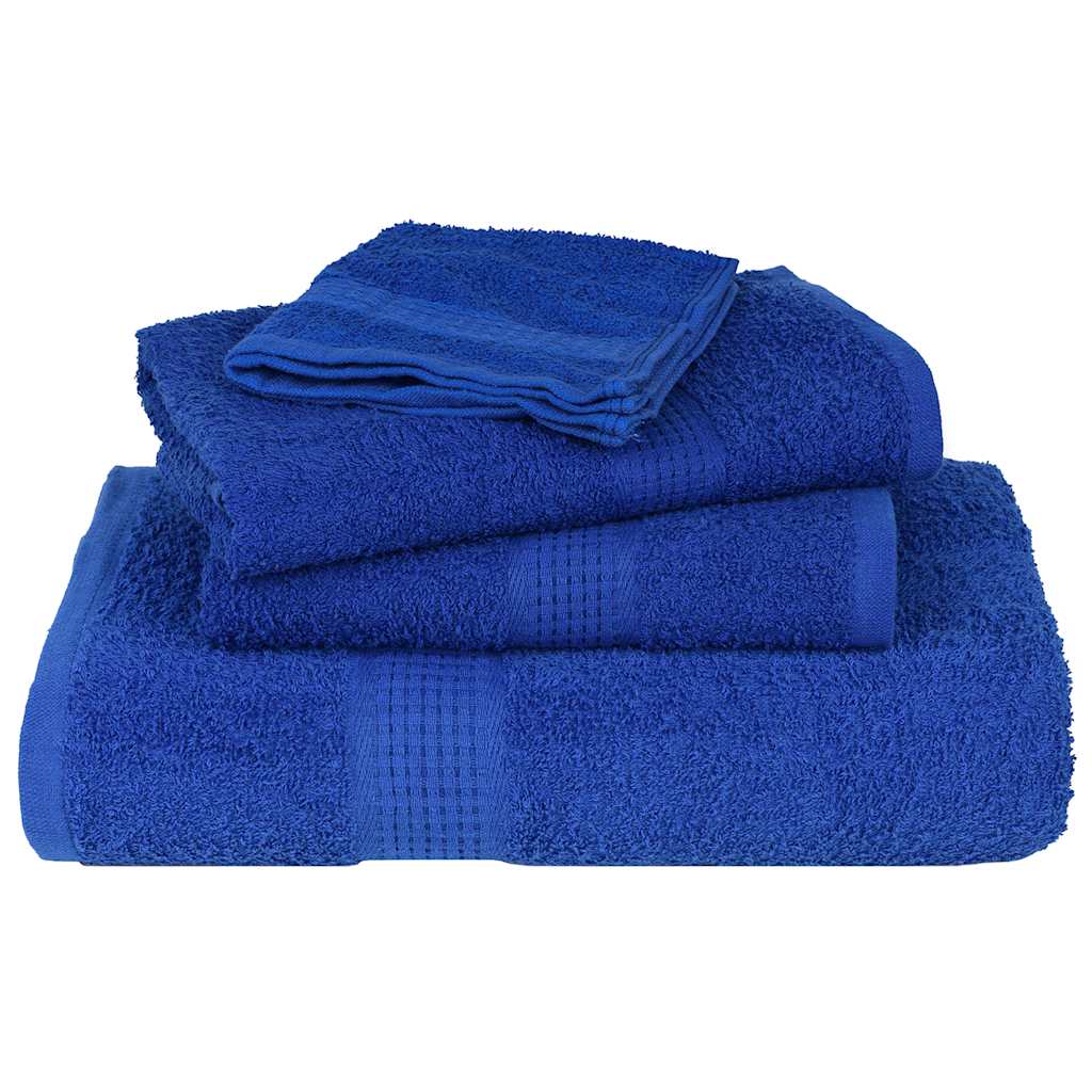 Toallas de sauna FROGN 10 uds azul 80x200 cm 360 g/m²