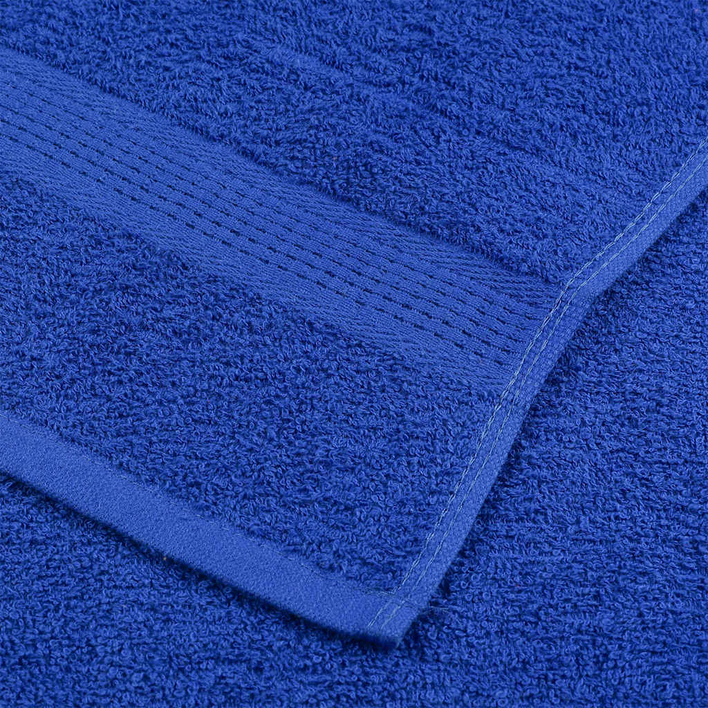 Toallas de sauna FROGN 10 uds azul 80x200 cm 360 g/m²