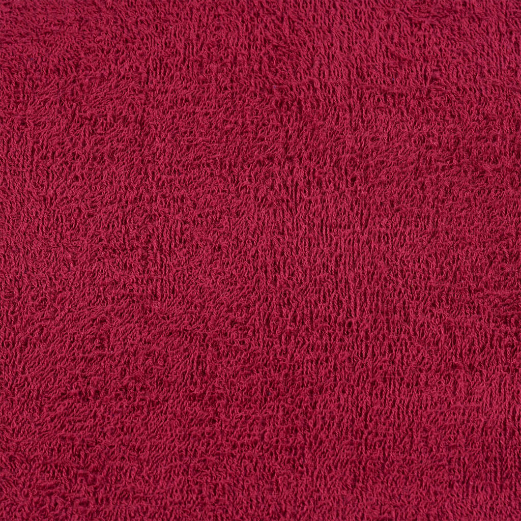 Toallas de baño FROGN 10 uds burdeos 30x30 cm 360 g/m²