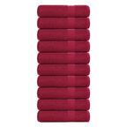 Toallas de mano FROGN 10 uds antracita 50x100 cm 360 g/m²