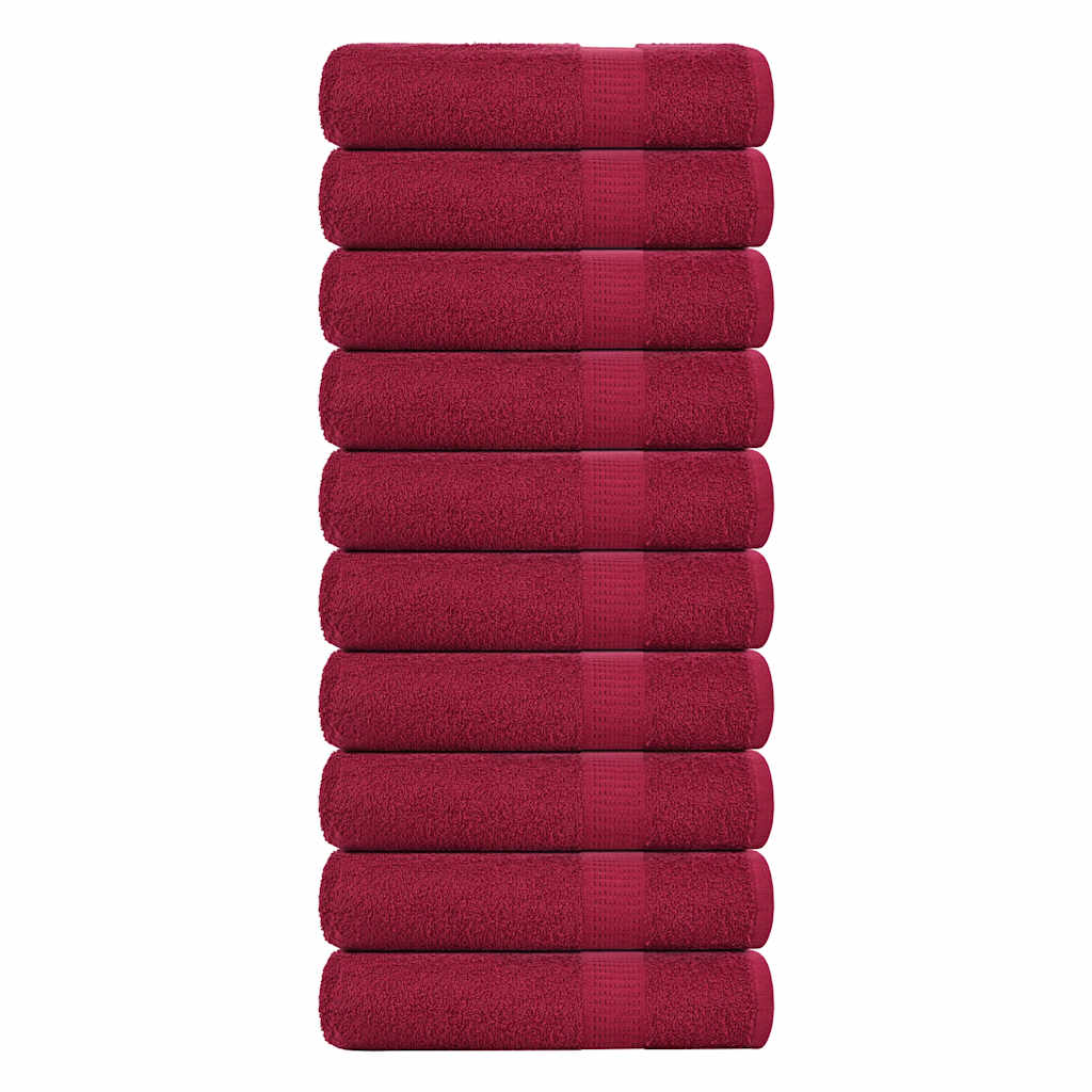 Toallas de ducha FROGN 10 uds blanco 70x140 cm 360 g/m²