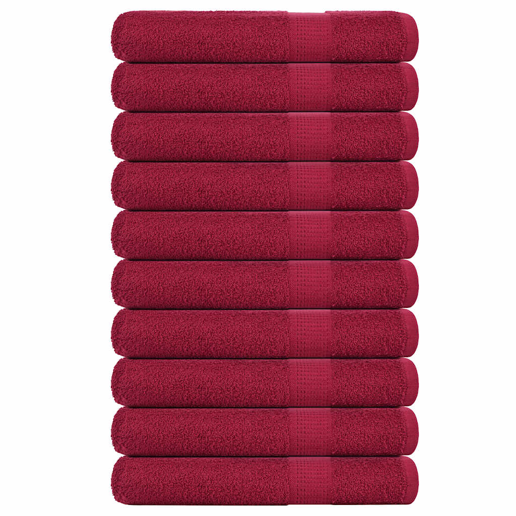 Toallas FROGN 10 uds antracita 100x200 cm 360 g/m²