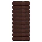 Toallas de mano FROGN 10 uds antracita 50x100 cm 360 g/m²