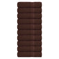 Toalhas de banho FROGN 10 unidades antracite 100x150 cm 360 g/m²