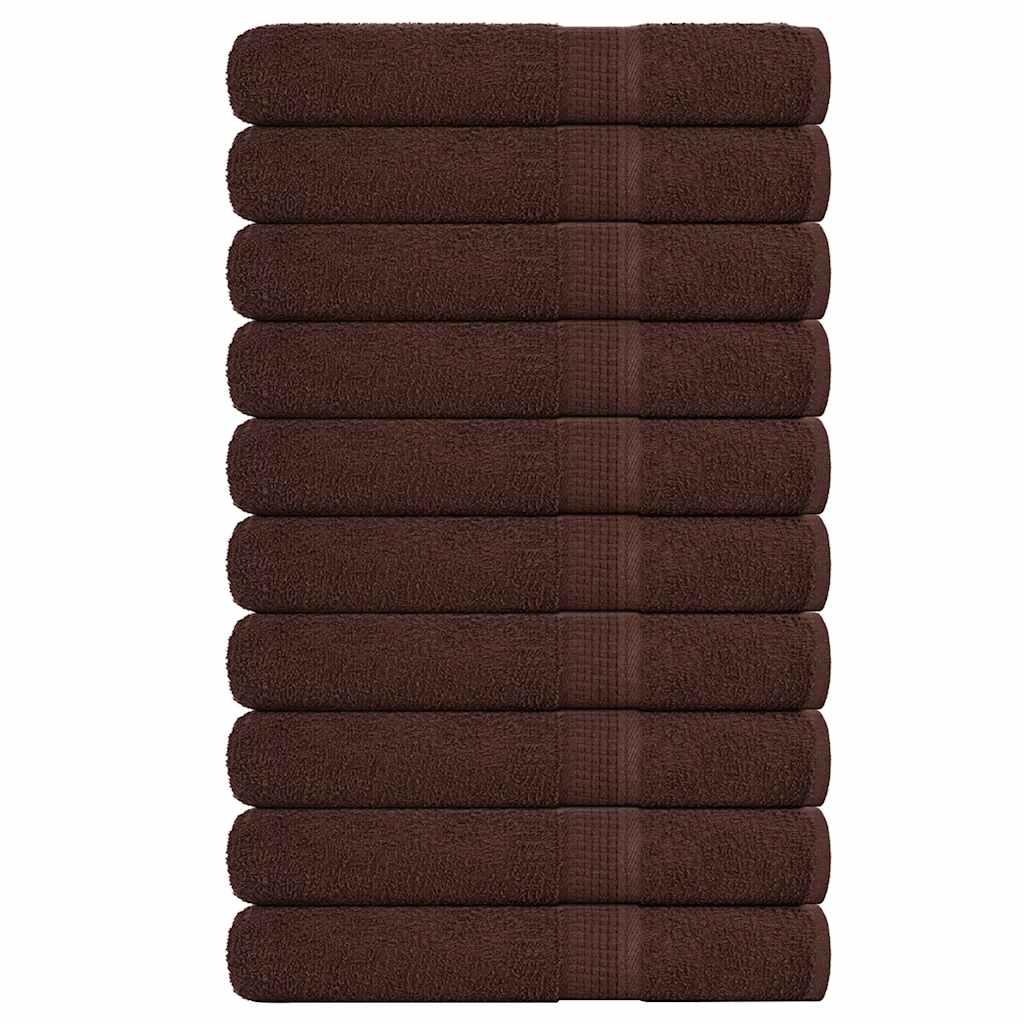 Toallas FROGN 10 uds antracita 100x200 cm 360 g/m²