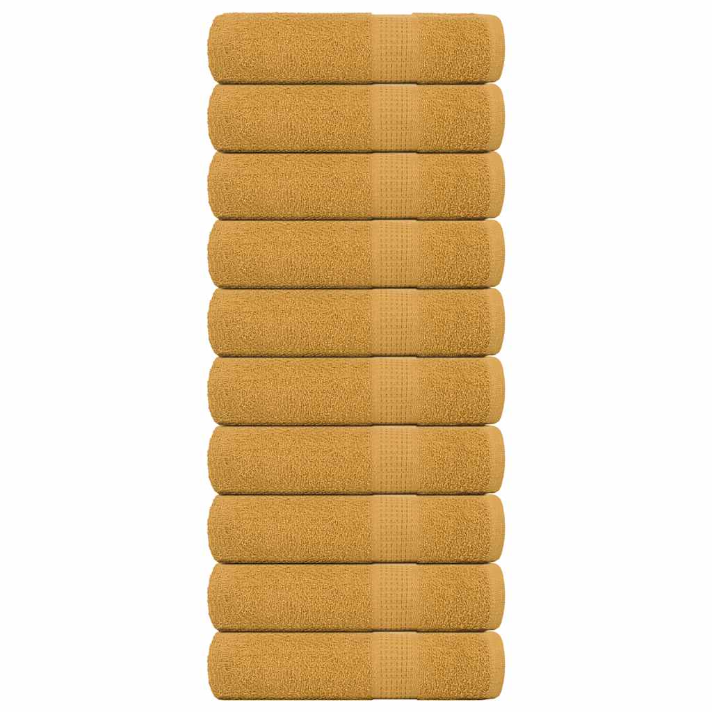 Toallas de mano FROGN 10 uds antracita 50x100 cm 360 g/m²