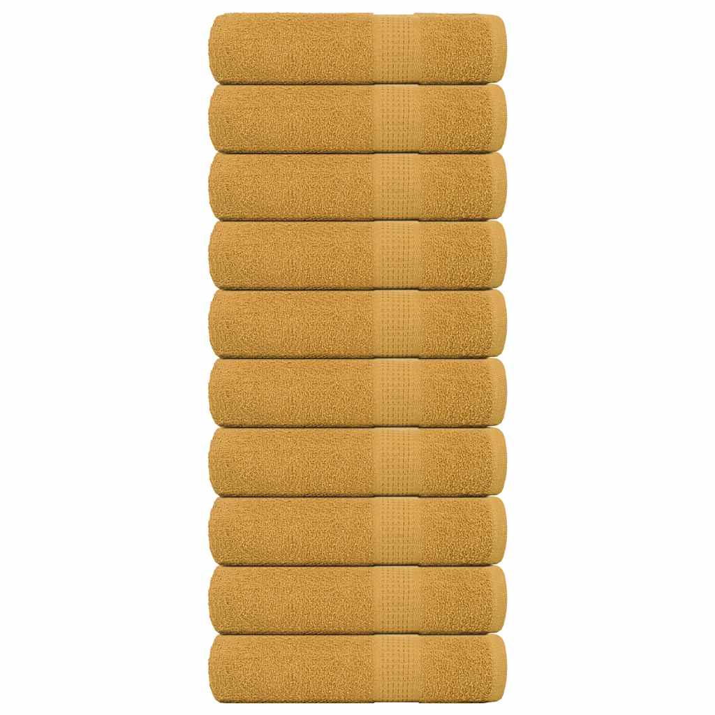 Toallas de baño FROGN 10 uds antracita 100x150 cm 360 g/m²