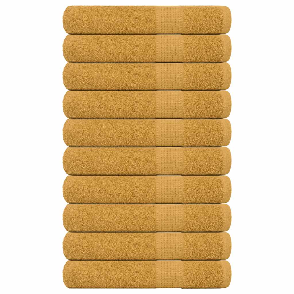 Toallas de sauna FROGN 10 uds azul 80x200 cm 360 g/m²