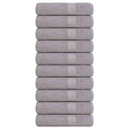 Toallas de mano FROGN 10 uds antracita 50x100 cm 360 g/m²