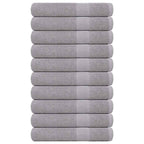 Toallas FROGN 10 uds antracita 100x200 cm 360 g/m²