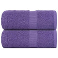 Toallas de mano FROGN 2 uds morado 30x30 cm 360 g/m²