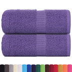 Toallas de mano FROGN 2 uds morado 30x30 cm 360 g/m²