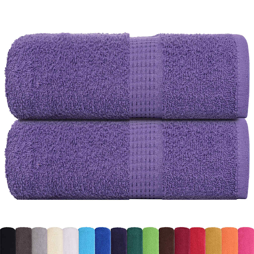 Toallas de mano FROGN 2 uds morado 30x30 cm 360 g/m²