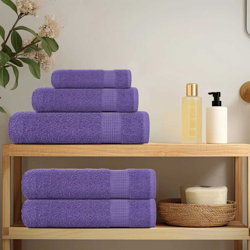Toallas de mano FROGN 2 uds morado 30x30 cm 360 g/m²