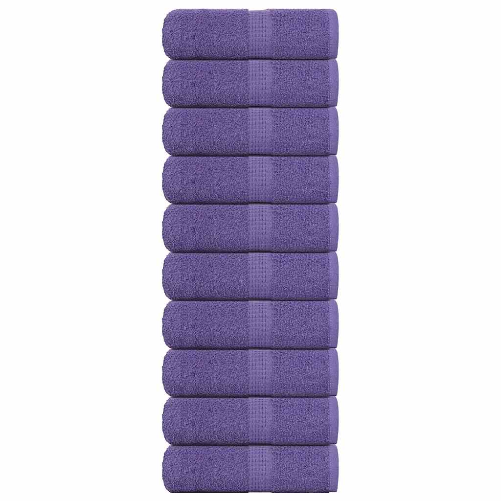 Toallas de baño FROGN 10 uds burdeos 30x30 cm 360 g/m²