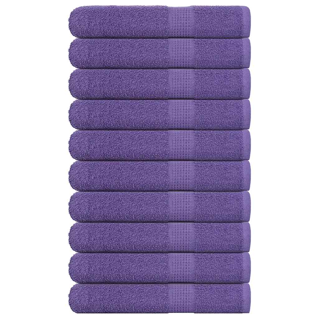 Toallas de sauna FROGN 10 uds azul 80x200 cm 360 g/m²