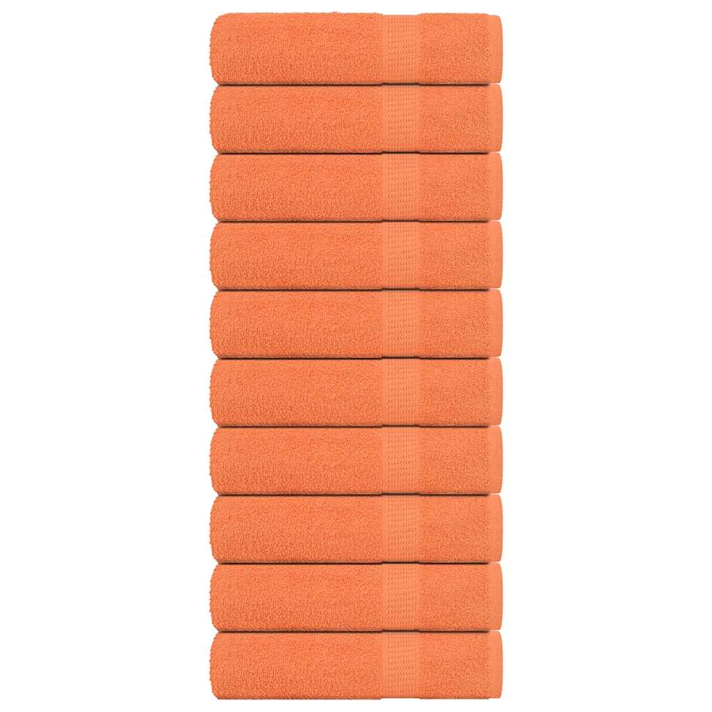 Toallas de baño FROGN 10 uds antracita 100x150 cm 360 g/m²