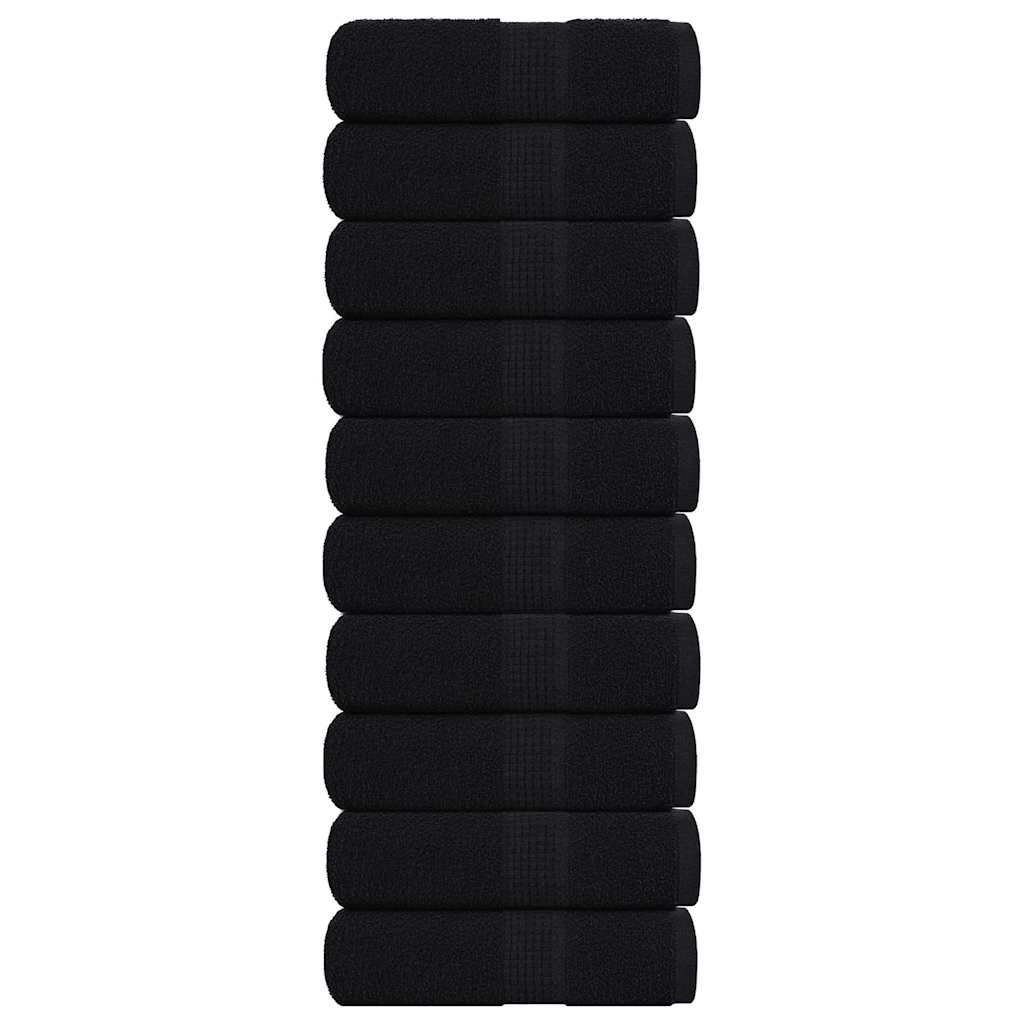 Toallas de baño FROGN 10 uds burdeos 30x30 cm 360 g/m²