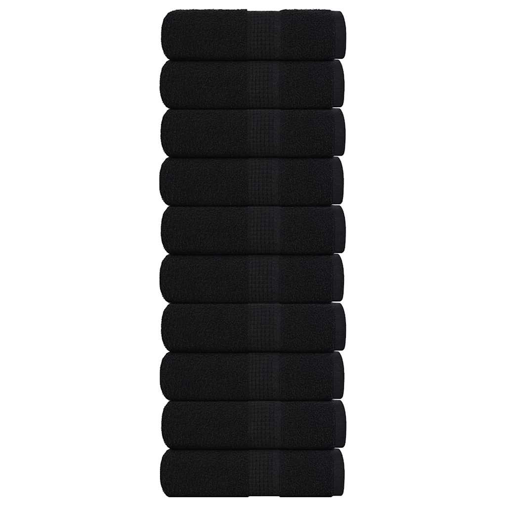 Toallas de invitados FROGN 10 uds azul 30x50 cm 360 g/m²