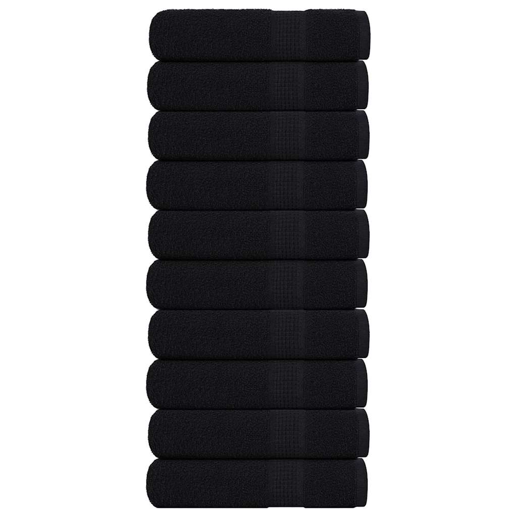 Toallas de mano FROGN 10 uds antracita 50x100 cm 360 g/m²