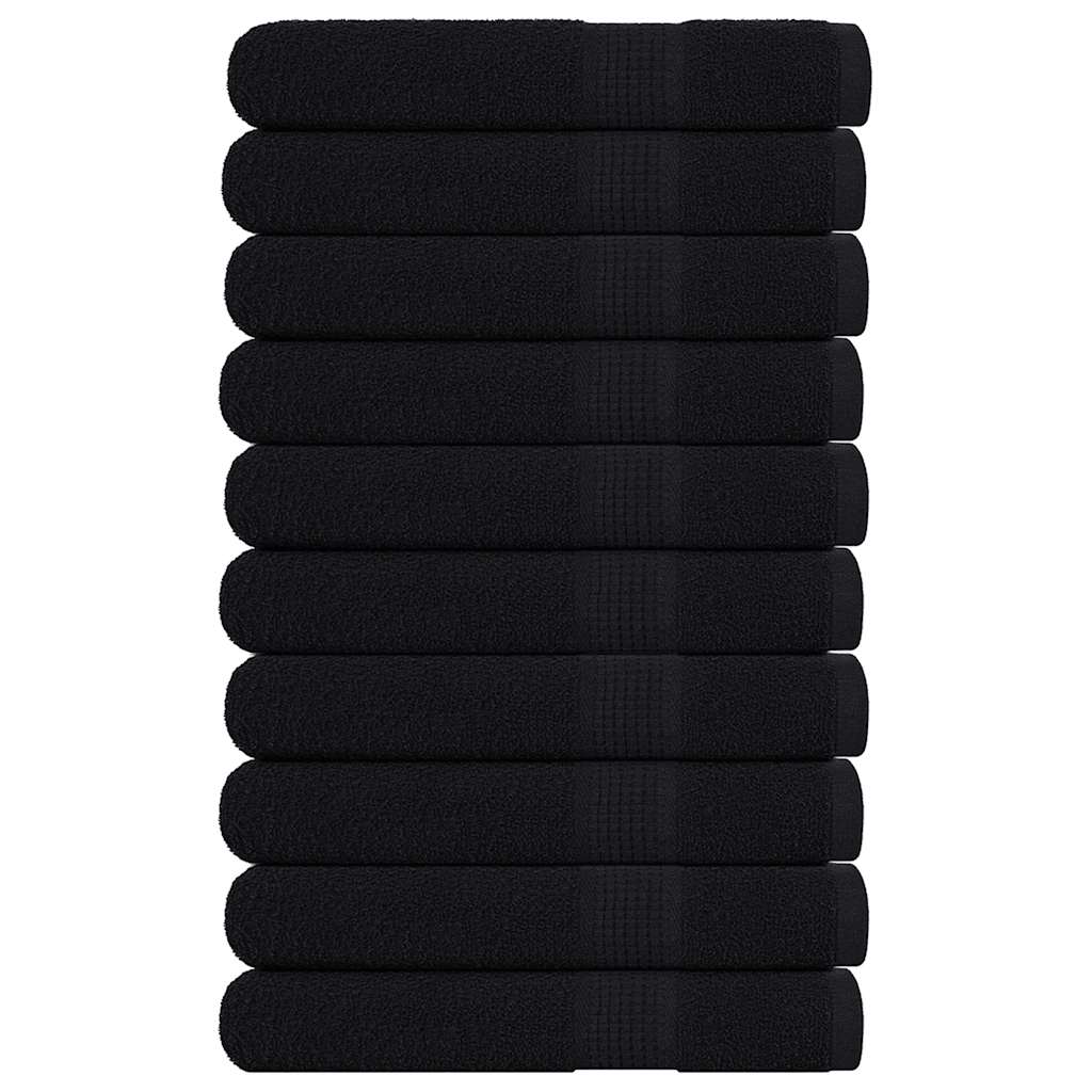 Toallas FROGN 10 uds antracita 100x200 cm 360 g/m²