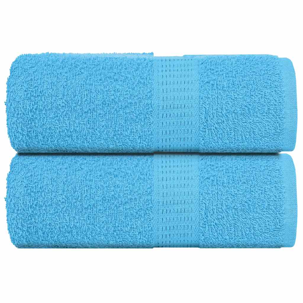 Toallas de invitados FROGN 10 uds azul 30x50 cm 360 g/m²