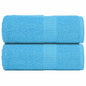 Toalhas de hóspedes FROGN 10 unidades azul 30x50 cm 360 g/m²