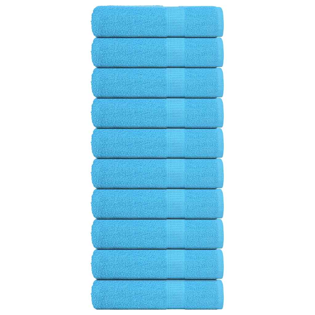 Toallas de mano FROGN 10 uds antracita 50x100 cm 360 g/m²