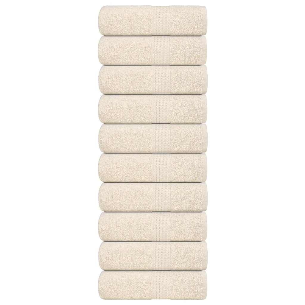 Toallas de baño FROGN 10 uds burdeos 30x30 cm 360 g/m²
