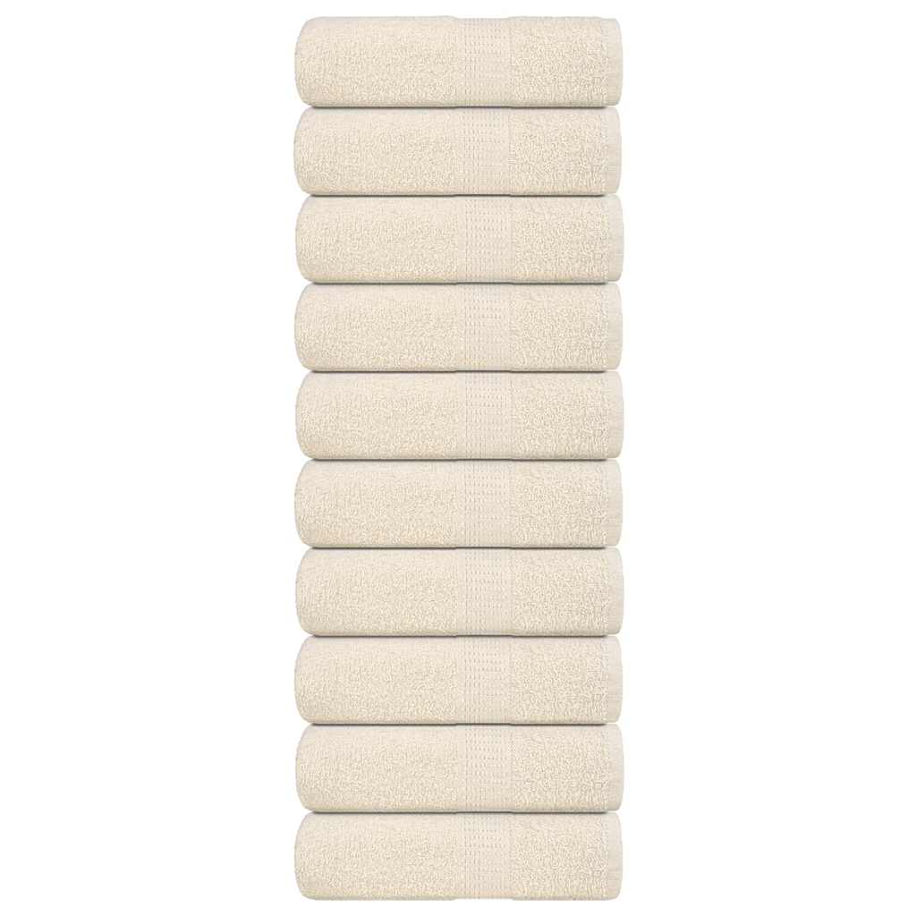 Toallas de invitados FROGN 10 uds azul 30x50 cm 360 g/m²