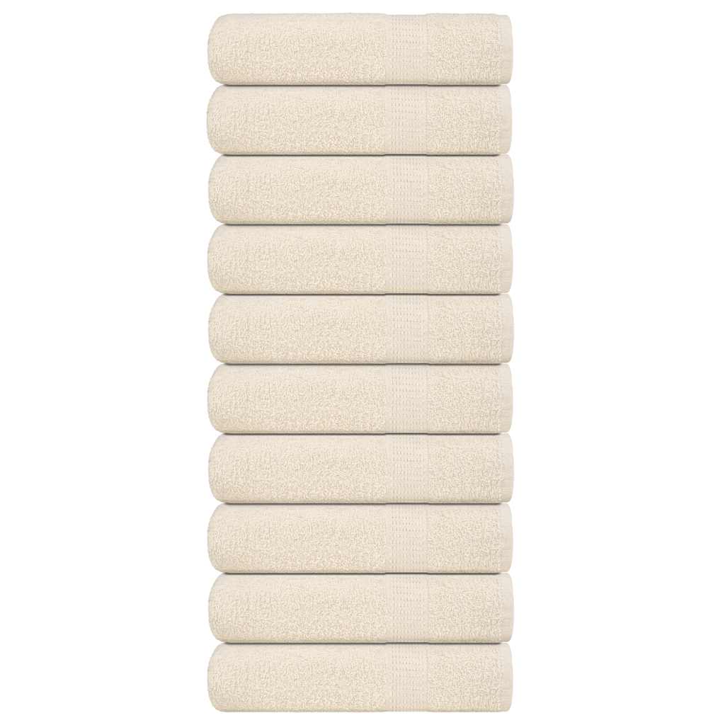Toallas de ducha FROGN 10 uds blanco 70x140 cm 360 g/m²