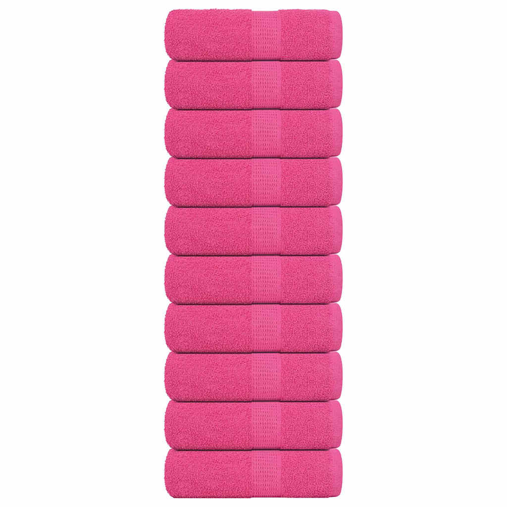 Toallas de baño FROGN 10 uds burdeos 30x30 cm 360 g/m²