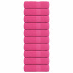 Toallas de baño FROGN 10 uds burdeos 30x30 cm 360 g/m²