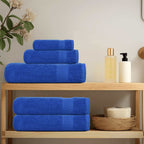 Juego de toallas FROGN 12 piezas azul 360 g/m²