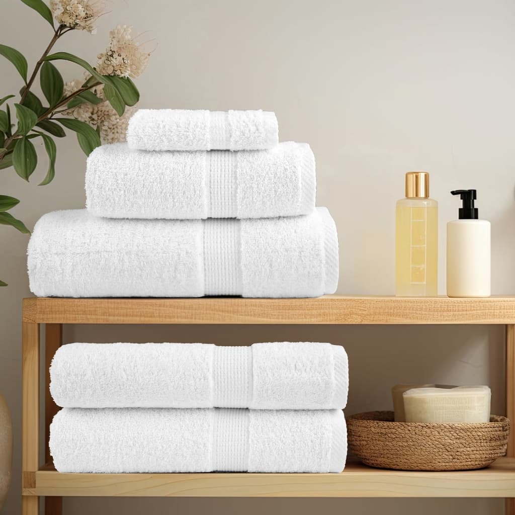 Toallas premium SOLUND 50 uds blanco 15x21 cm 600 gsm