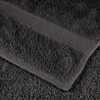 Toallas de baño premium SOLUND 10 uds antracita 30x30 cm 600 g/m²