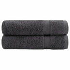 Toallas de mano FROGN 10 uds antracita 50x100 cm 360 g/m²