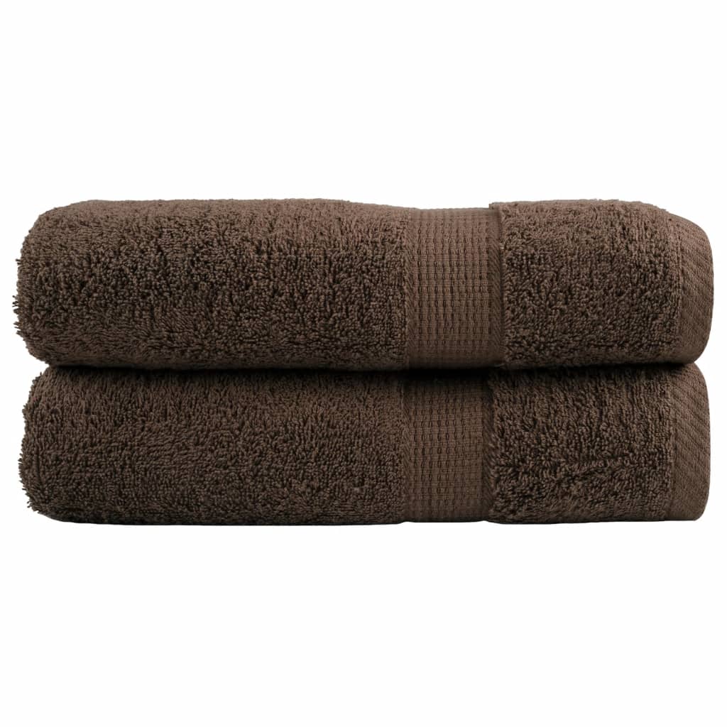 Toallas de mano FROGN 10 uds antracita 50x100 cm 360 g/m²