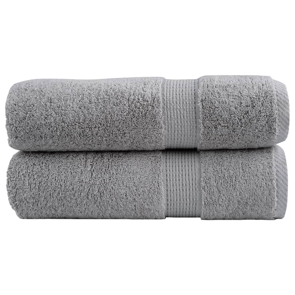 Toallas de mano FROGN 10 uds antracita 50x100 cm 360 g/m²