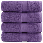 Toallas de baño FROGN 10 uds burdeos 30x30 cm 360 g/m²