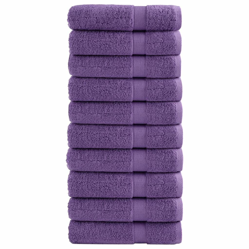 Toallas de mano FROGN 10 uds antracita 50x100 cm 360 g/m²