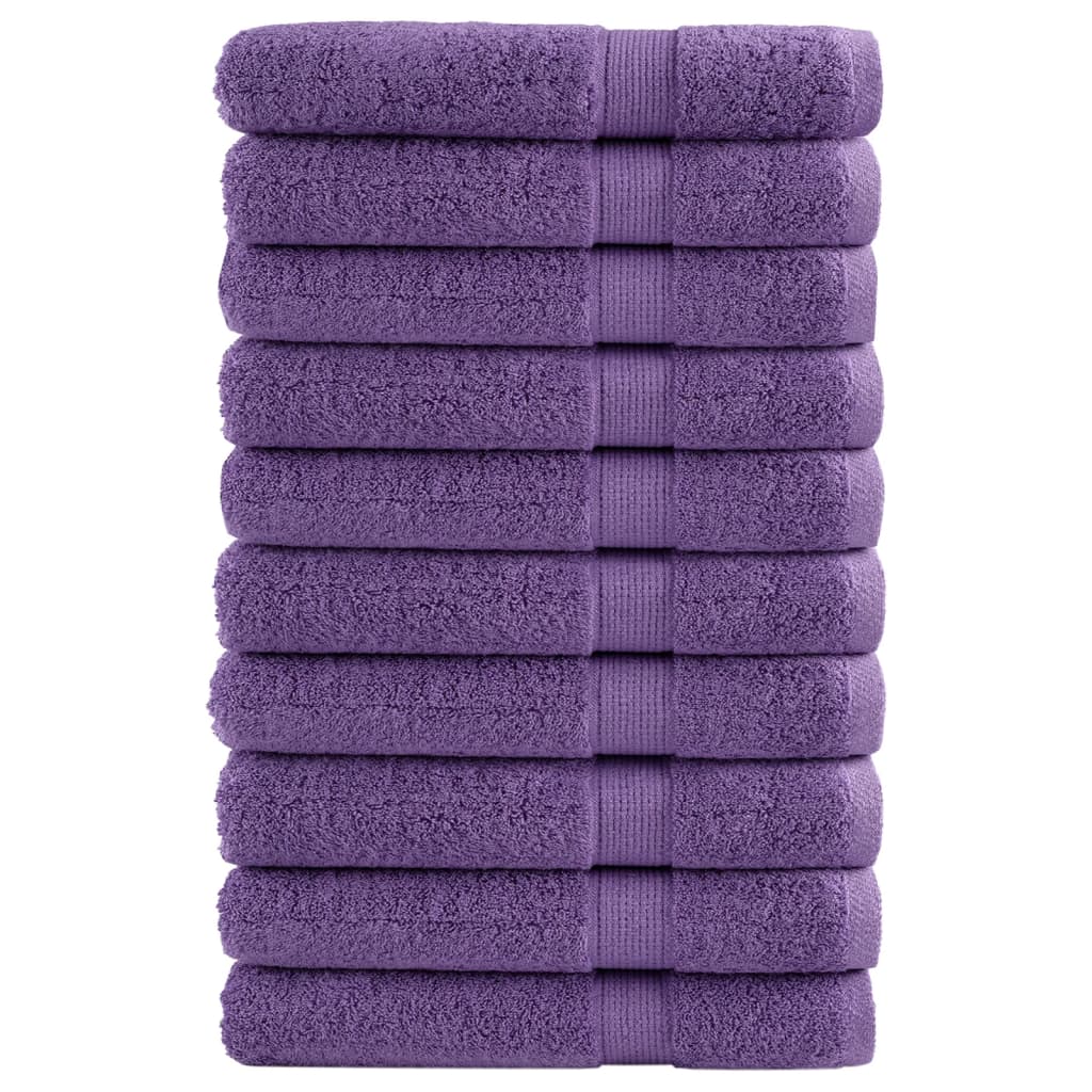 Toallas FROGN 10 uds antracita 100x200 cm 360 g/m²