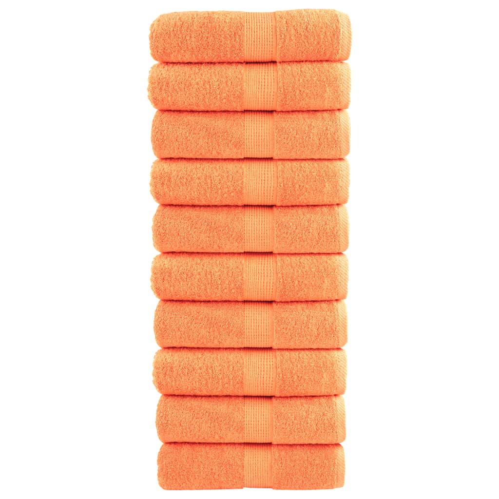 Toallas de baño FROGN 10 uds burdeos 30x30 cm 360 g/m²