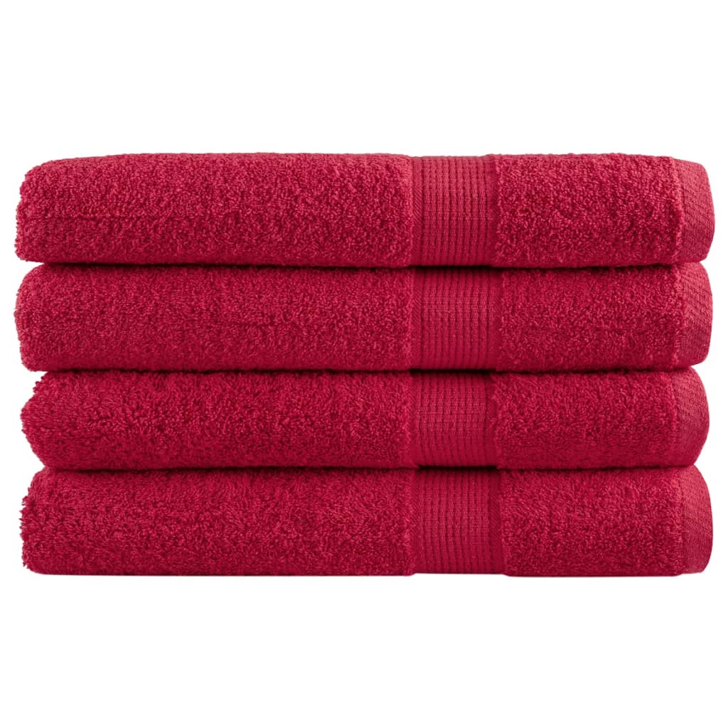 Toallas FROGN 10 uds antracita 100x200 cm 360 g/m²