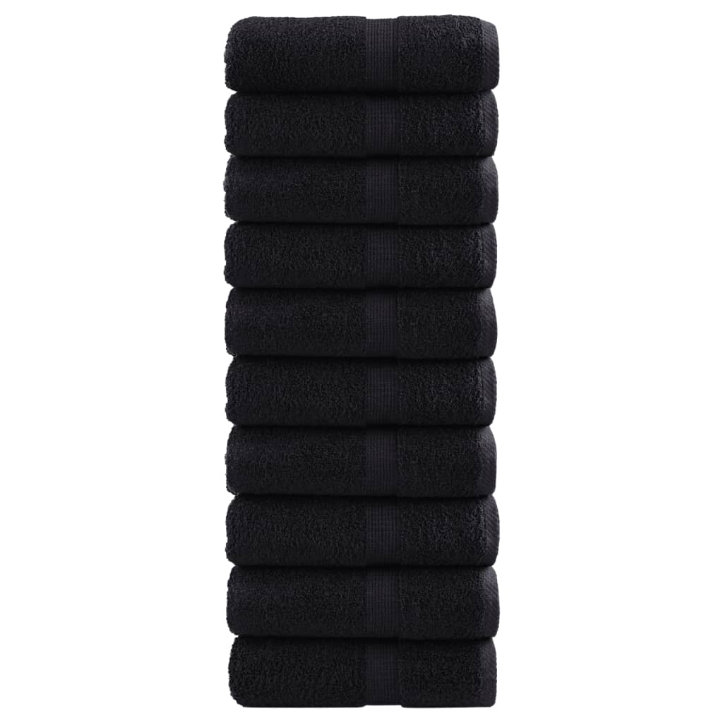 Toallas de baño FROGN 10 uds burdeos 30x30 cm 360 g/m²