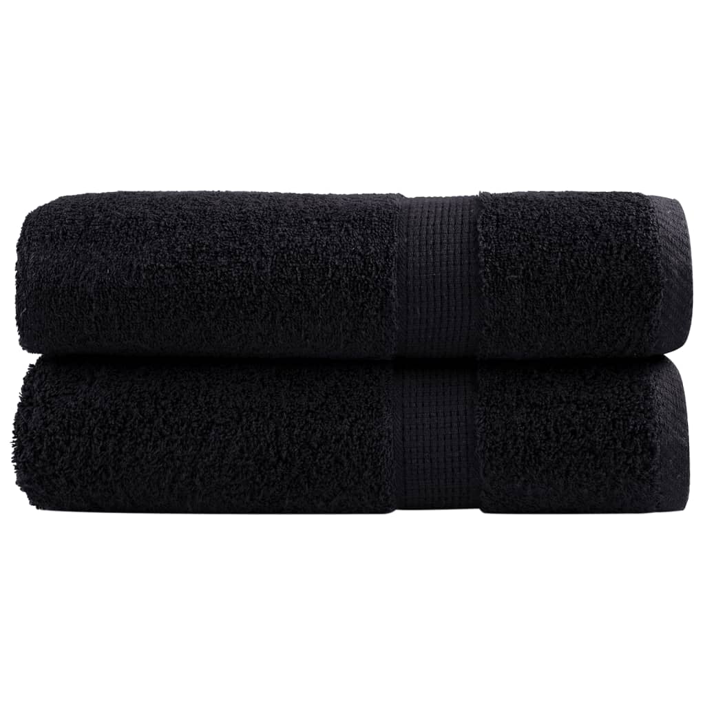 Toallas de mano FROGN 10 uds antracita 50x100 cm 360 g/m²