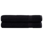 Toallas FROGN 10 uds antracita 100x200 cm 360 g/m²